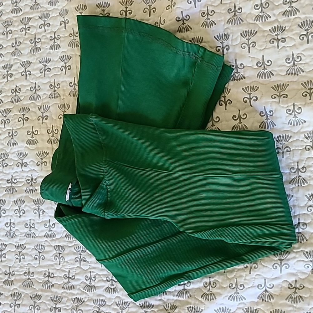 Out from under ribbed flares